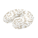 Cool gold moon abstract pattern U-Shaped Travel Neck Pillow