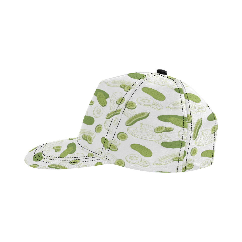 Cucumber sketch pattern All Over Print Snapback Cap