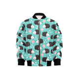 Hedgehog Pattern Print Design 03 Kids' Boys' Girls' Bomber Jacket