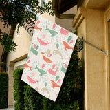 Cute whale pattern House Flag Garden Flag