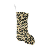 Leopard print design pattern Christmas Stocking