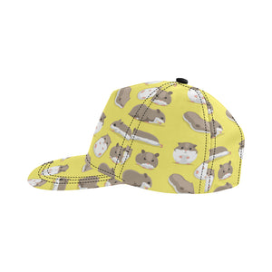 Cute Hamster pattern All Over Print Snapback Cap