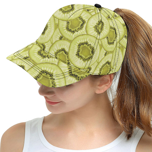 Sliced kiwi pattern All Over Print Snapback Cap