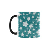 Vintage star pattern Morphing Mug Heat Changing Mug