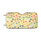 Sun Glasses Pattern Print Design 05 Car Sun Shade