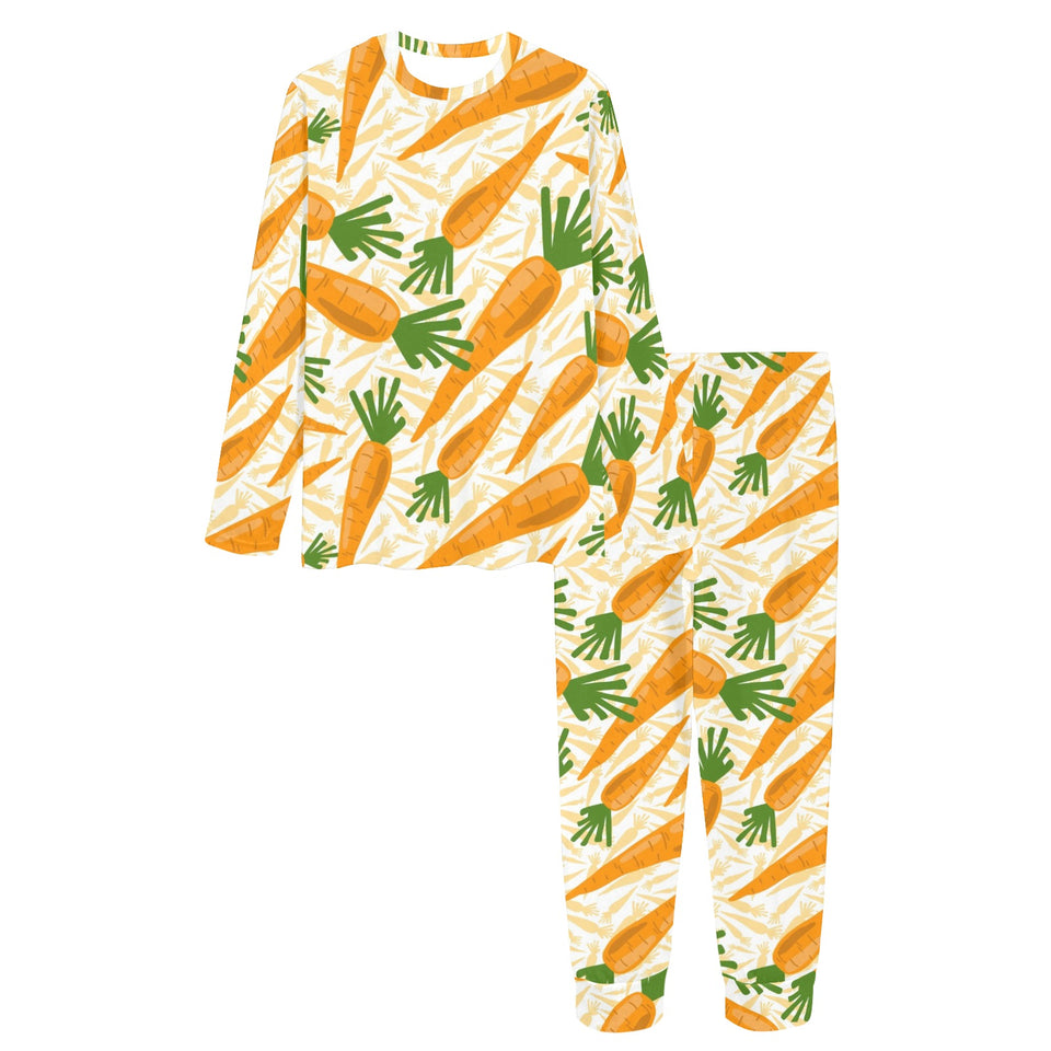 Carrot Pattern Print Design 01 Women's All Over Print Pajama Set
