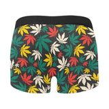 Canabis Marijuana Weed Pattern Print Design 02 Men's All Over Print Boxer Briefs Men's Underwear