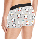 Cute Penguin christmas pattern Men's All Over Print Boxer Briefs Men's Underwear
