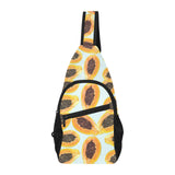 Watercolor papaya pattern All Over Print Chest Bag