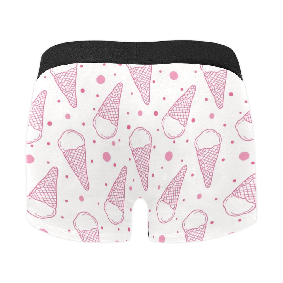 Hand drawn ice cream pattern Men's All Over Print Boxer Briefs Men's Underwear