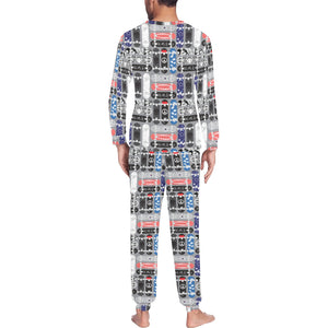 Skate Board Pattern Print Design 04 Men's All Over Print Pajama