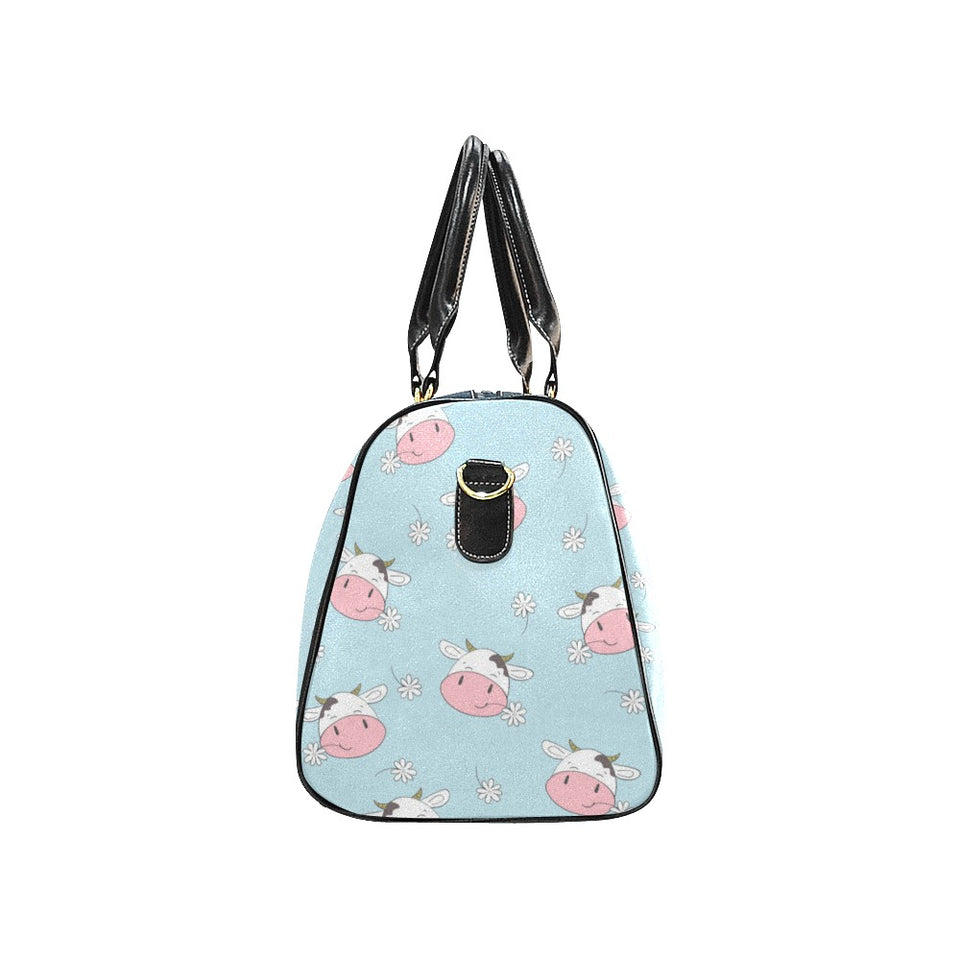 Cute cow flower pattern Travel Bag