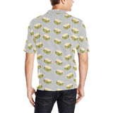Sandwich Pattern Print Design 05 Men's All Over Print Polo Shirt