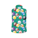 Billiard Ball Pattern Print Design 01 Men's Padded Vest
