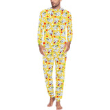 Yorkshire Terrier Pattern Print Design 05 Men's All Over Print Pajama