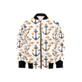 Clown Fish Pattern Print Design 02 Kids' Boys' Girls' Bomber Jacket