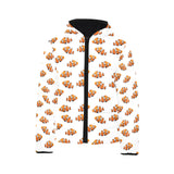 Clown Fish Pattern Print Design 03 Kids' Boys' Girls' Padded Hooded Jacket