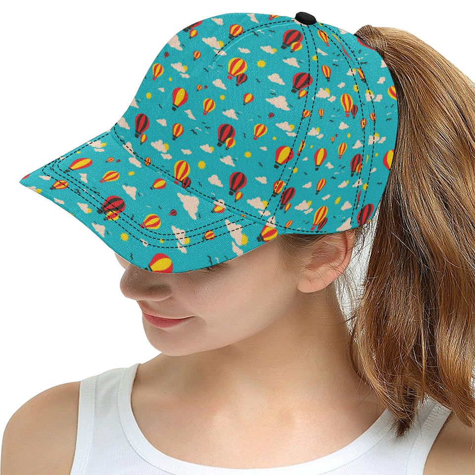 Hot Air Balloon Sky Pattern All Over Print Snapback Cap