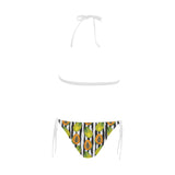papaya design pattern Sexy Bikinis Two-Piece Swimsuits
