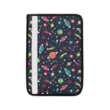 colorful space pattern planet star Car Seat Belt Cover