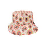papaya leaves pattern Unisex Bucket Hat