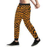 Bengal tigers skin print pattern Unisex Casual Sweatpants