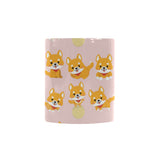 Cute shiba inu dog pattern Morphing Mug Heat Changing Mug