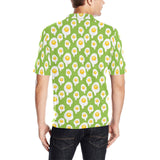 Fried Eggs Pattern Print Design 01 Men's All Over Print Polo Shirt
