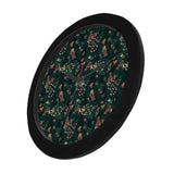 Snake forest pattern Elegant Black Wall Clock