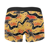 Kangaroo Australian aboriginal art pattern Men's All Over Print Boxer Briefs Men's Underwear