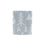 Christmas tree winter forest pattern Classical White Mug (Fulfilled In US)