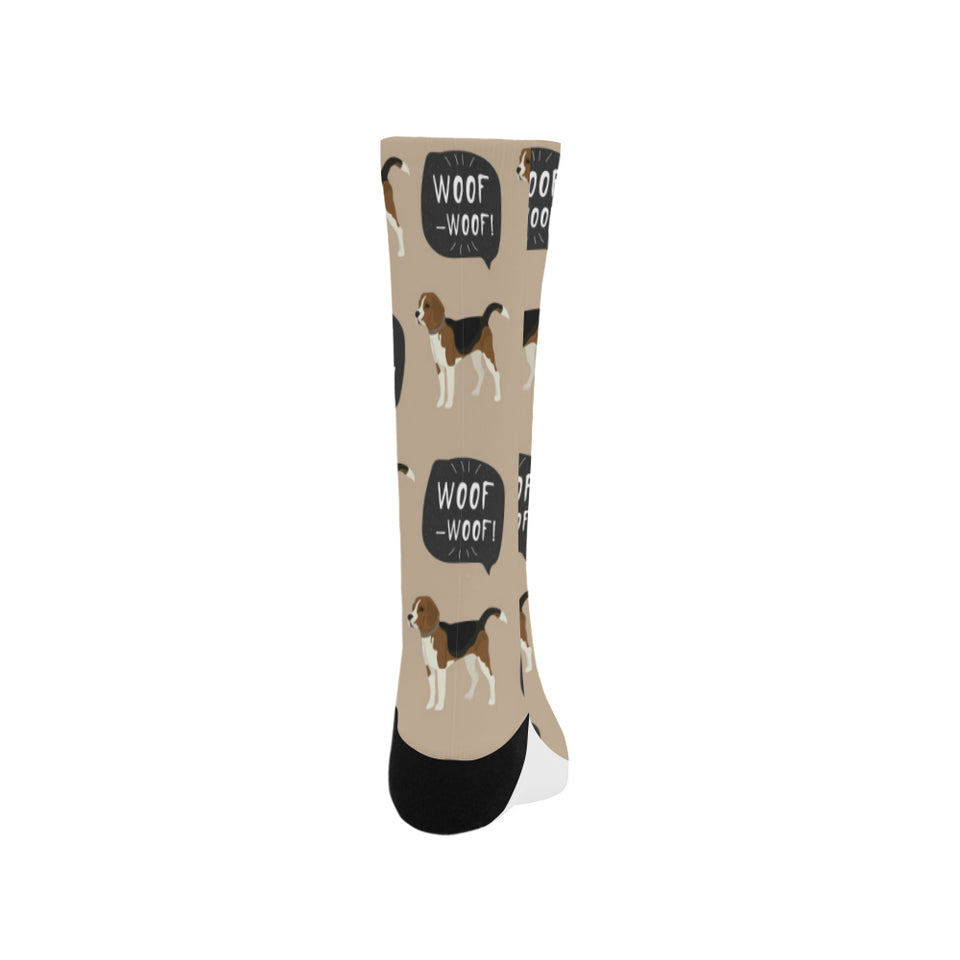 Beagle pattern Crew Socks