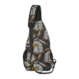 Eagle Pattern Print Design 05 All Over Print Chest Bag