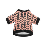Lips Pattern Print Design 02 All Over Print Pet Dog Round Neck Fuzzy Shirt