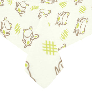 Cute cartoon frog baby pattern Tablecloth
