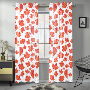 Canada Pattern Print Design 02 Gauze Curtain