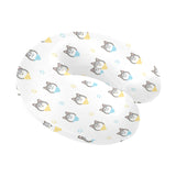 Cute Siberian Husky pattern U-Shaped Travel Neck Pillow