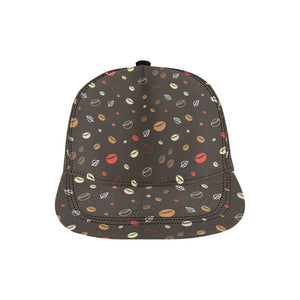 Coffee bean leave pattern All Over Print Snapback Cap