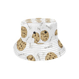 Sketch style cookie pattern Unisex Bucket Hat