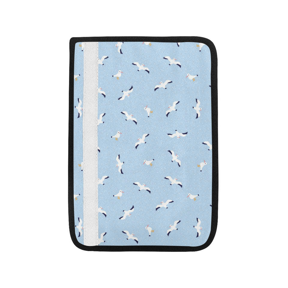 Seagull Pattern Print Design 02 Car Seat Belt Cover
