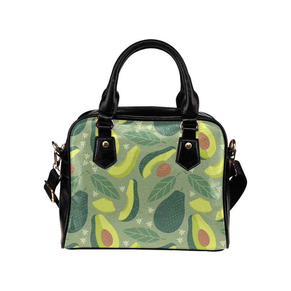 Avocado pattern Shoulder Handbag