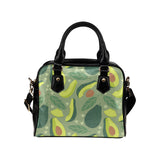 Avocado pattern Shoulder Handbag