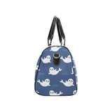 Cute white baby sea lion seal pattern Travel Bag