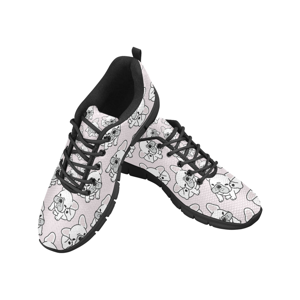 Cute french bulldog pattern Women's Sneaker Shoes