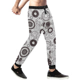 Classic vintage clock pattern Unisex Casual Sweatpants