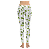 Sketch funny frog pattern Women's Legging Fulfilled In US
