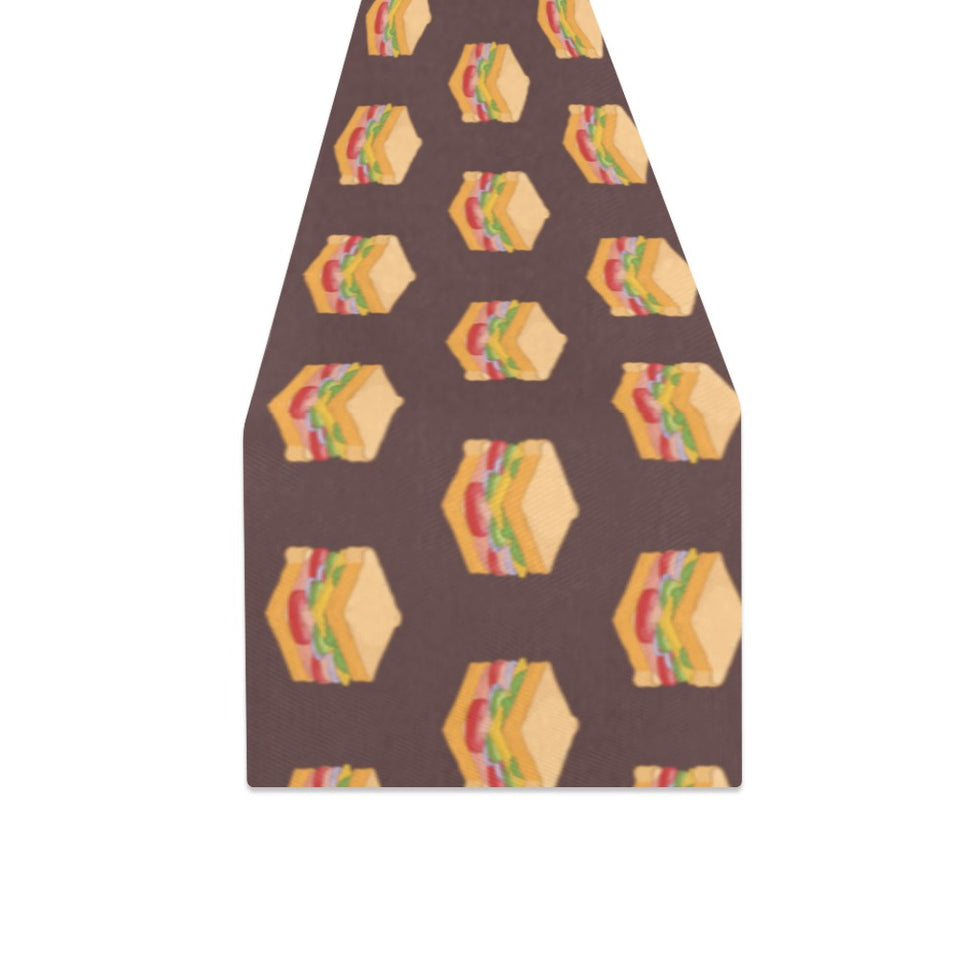 Sandwich Pattern Print Design 04 Table Runner