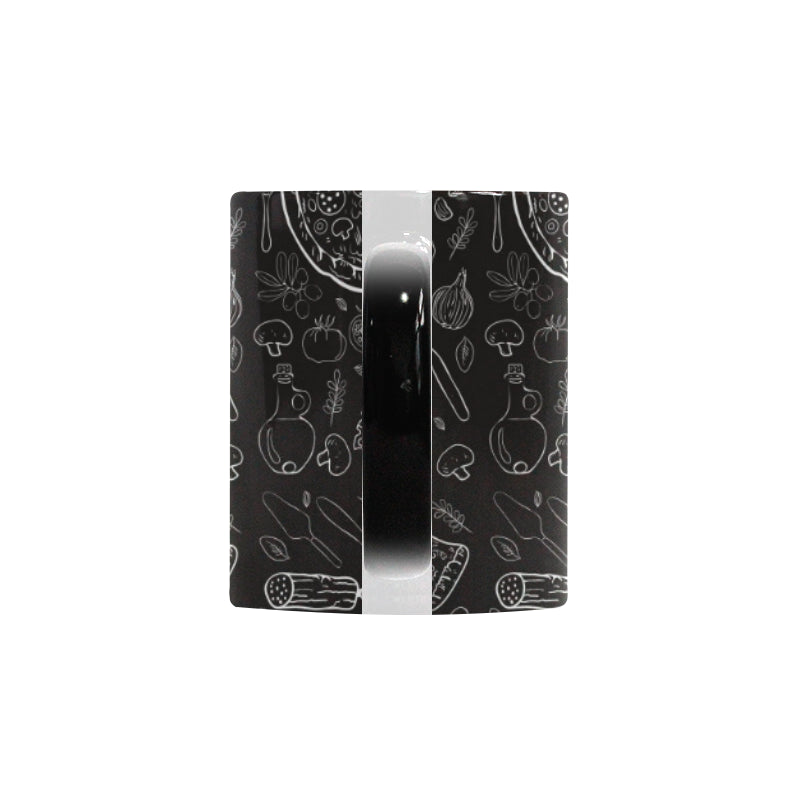 Pizza pattern Morphing Mug Heat Changing Mug