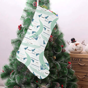 Crocodile diver pattern Christmas Stocking