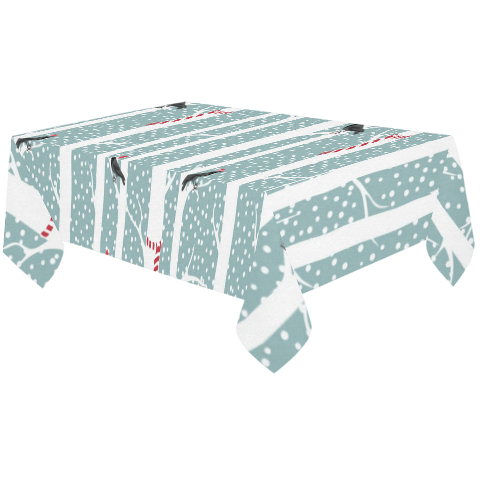 Crows christmas hat scarf Tablecloth